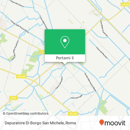Mappa Depuratore Di Borgo San Michele