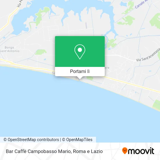 Mappa Bar Caffè Campobasso Mario