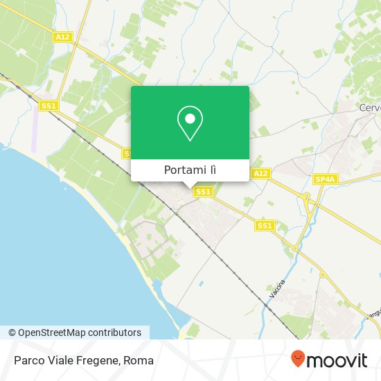 Mappa Parco Viale Fregene