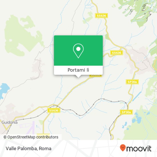 Mappa Valle Palomba