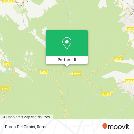 Mappa Parco Dei Cimini