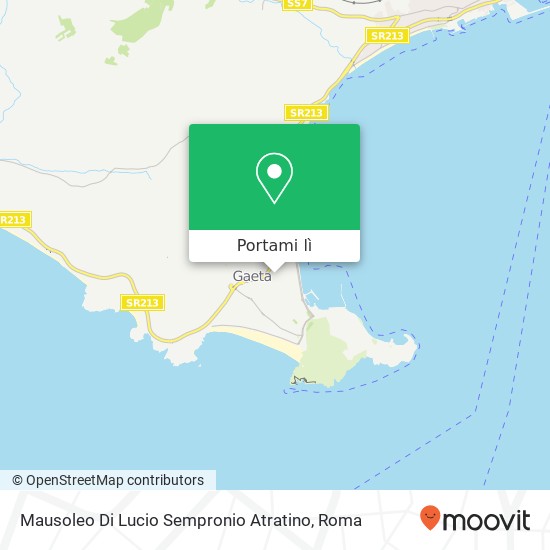 Mappa Mausoleo Di Lucio Sempronio Atratino