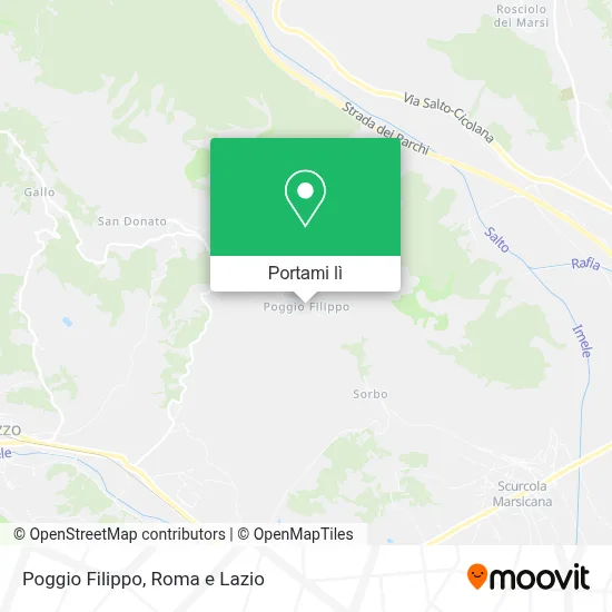 Mappa Poggio Filippo