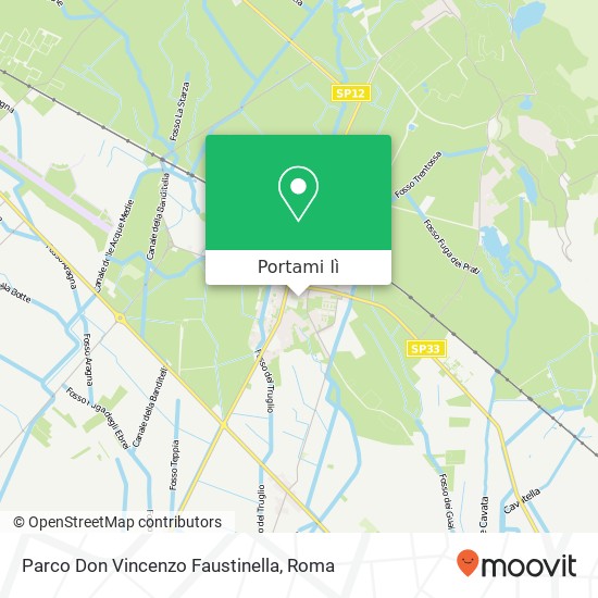 Mappa Parco Don Vincenzo Faustinella