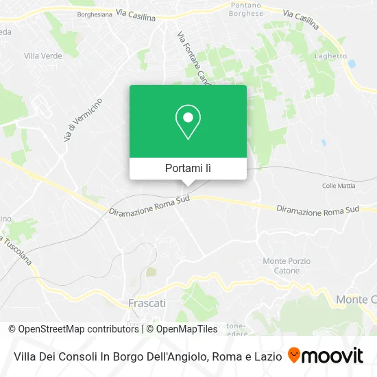 Mappa Villa Dei Consoli In Borgo Dell'Angiolo