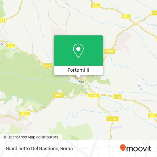 Mappa Giardinetto Del Bastione