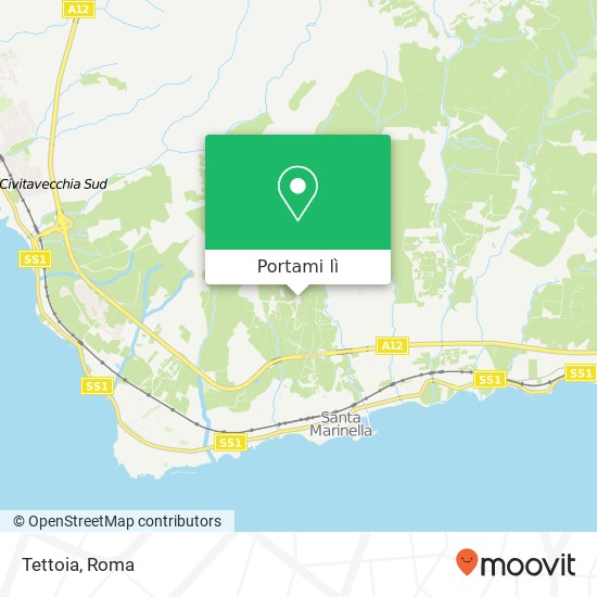 Mappa Tettoia