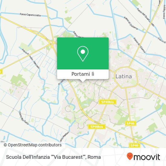 Mappa Scuola Dell'Infanzia ""Via Bucarest""