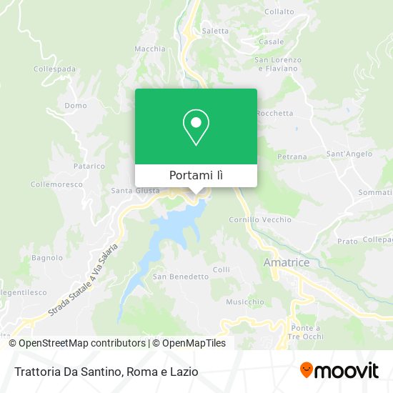 Mappa Trattoria Da Santino