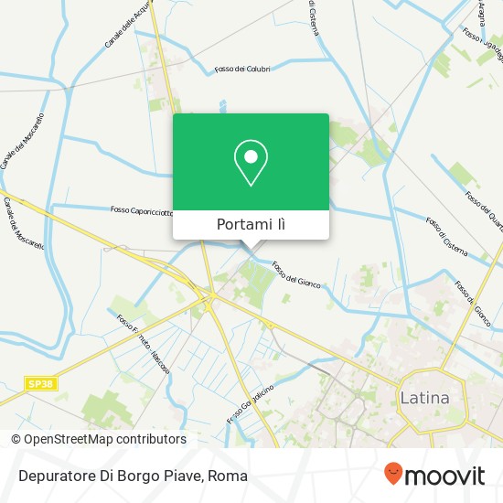 Mappa Depuratore Di Borgo Piave
