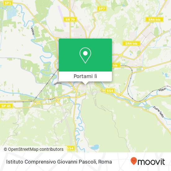 Mappa Istituto Comprensivo Giovanni Pascoli