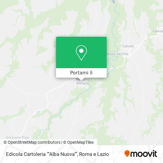 Mappa Edicola Cartoleria ""Alba Nuova""