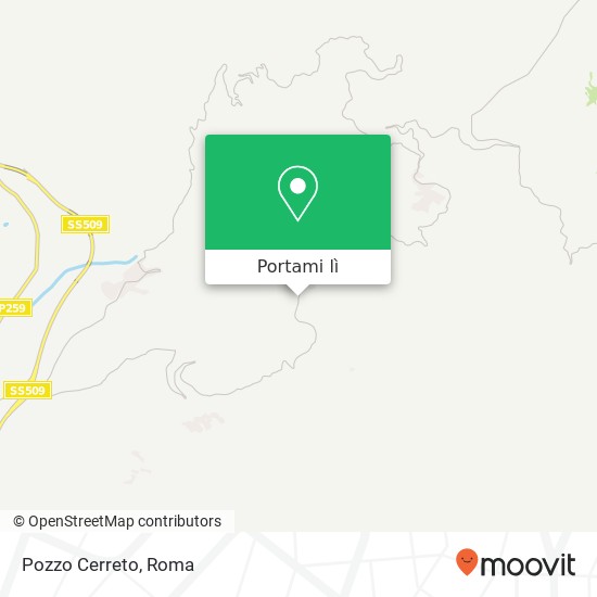 Mappa Pozzo Cerreto