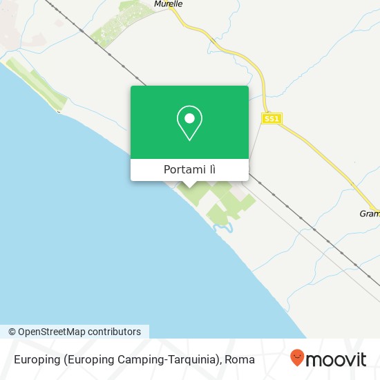 Mappa Europing (Europing Camping-Tarquinia)