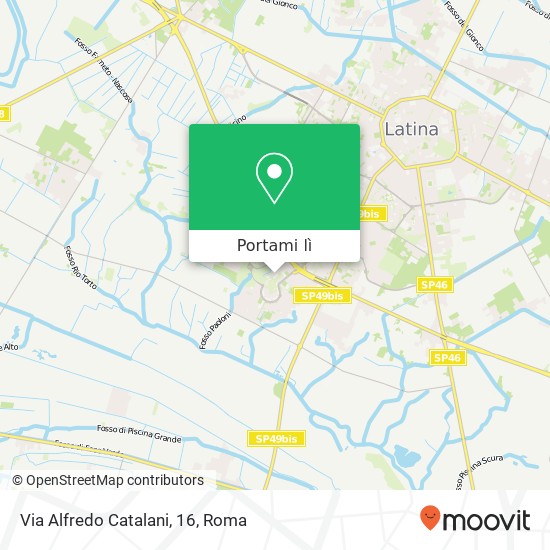 Mappa Via Alfredo Catalani, 16