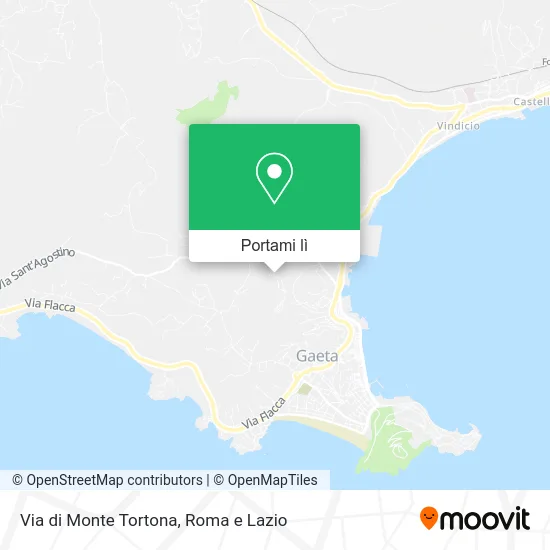 Mappa Via di Monte Tortona