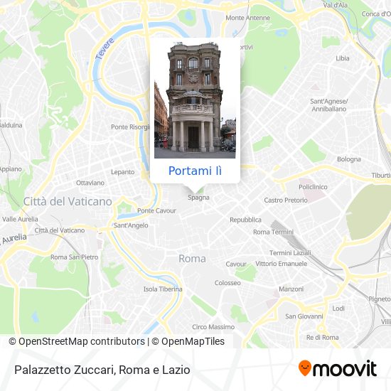 Mappa Palazzetto Zuccari