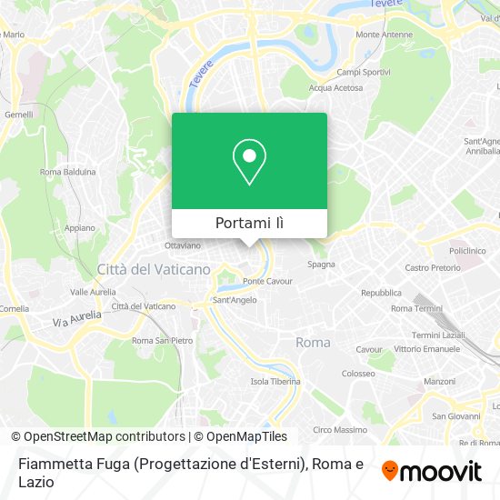 Mappa Fiammetta Fuga (Progettazione d'Esterni)