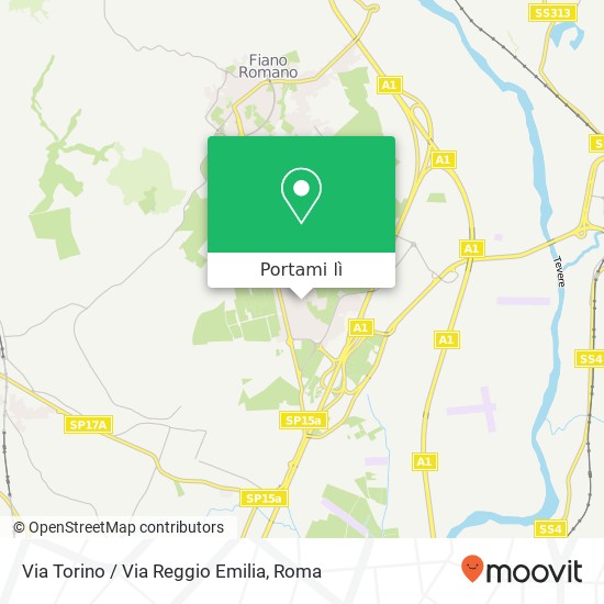 Mappa Via Torino / Via Reggio Emilia