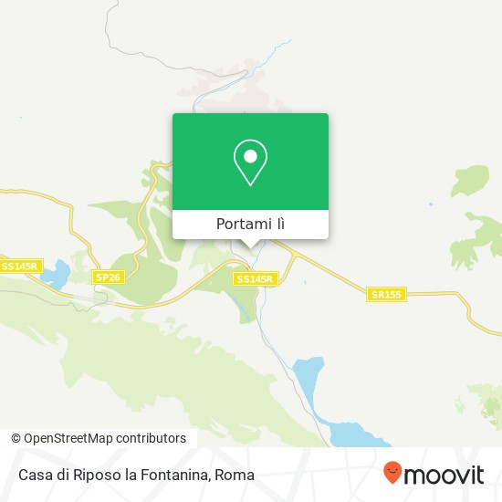 Mappa Casa di Riposo la Fontanina