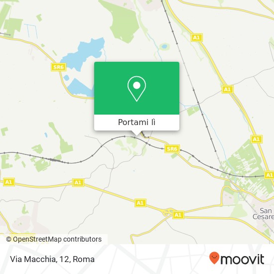 Mappa Via Macchia, 12