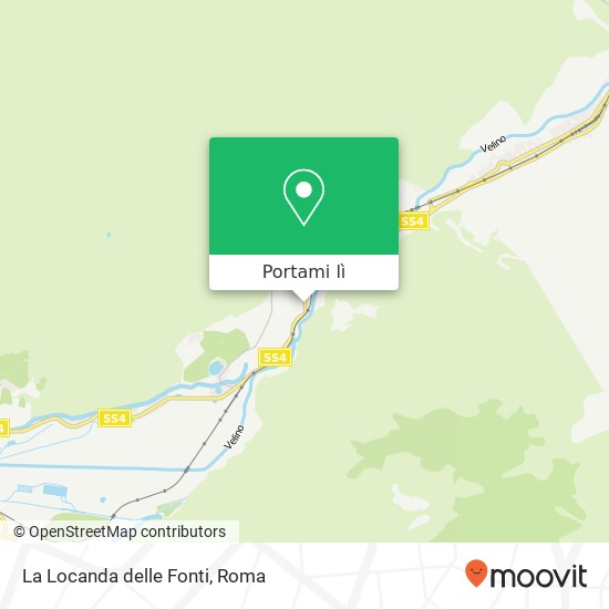 Mappa La Locanda delle Fonti