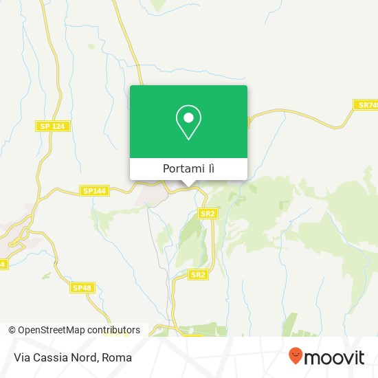 Mappa Via Cassia Nord