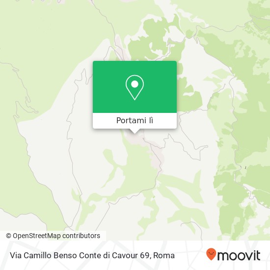 Mappa Via Camillo Benso Conte di Cavour 69