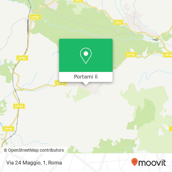Mappa Via 24 Maggio, 1