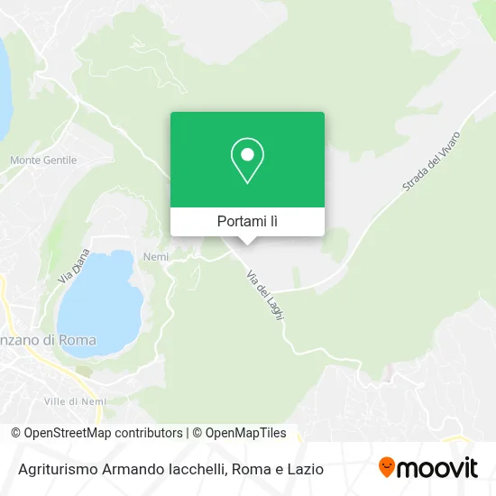 Mappa Agriturismo Armando Iacchelli