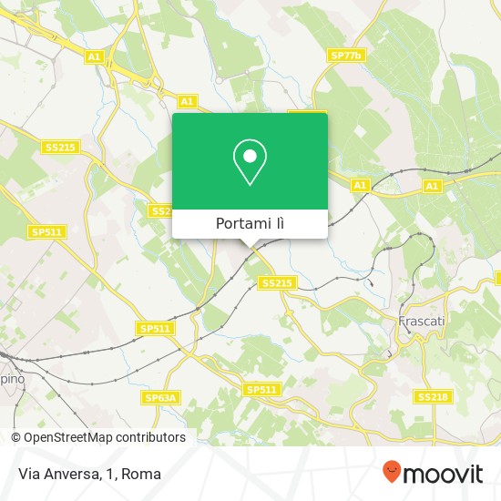 Mappa Via Anversa, 1