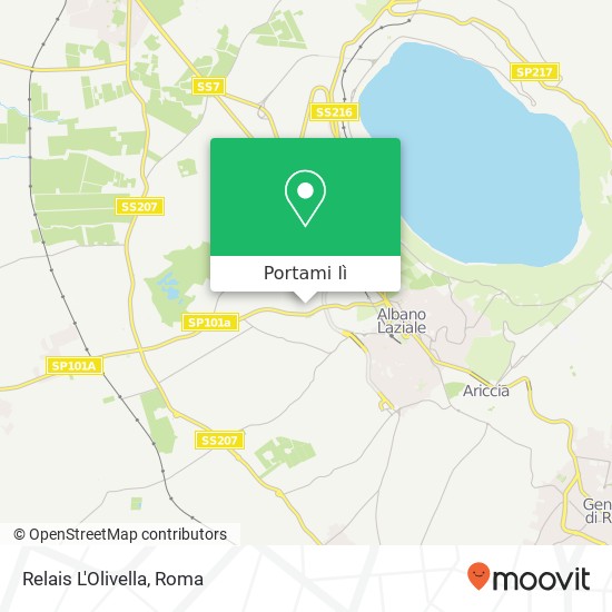 Mappa Relais L'Olivella