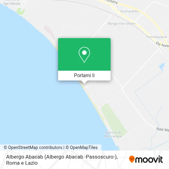 Mappa Albergo Abacab (Albergo Abacab -Passoscuro-)