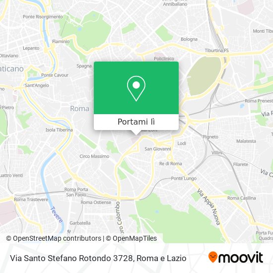 Mappa Via Santo Stefano Rotondo 3728