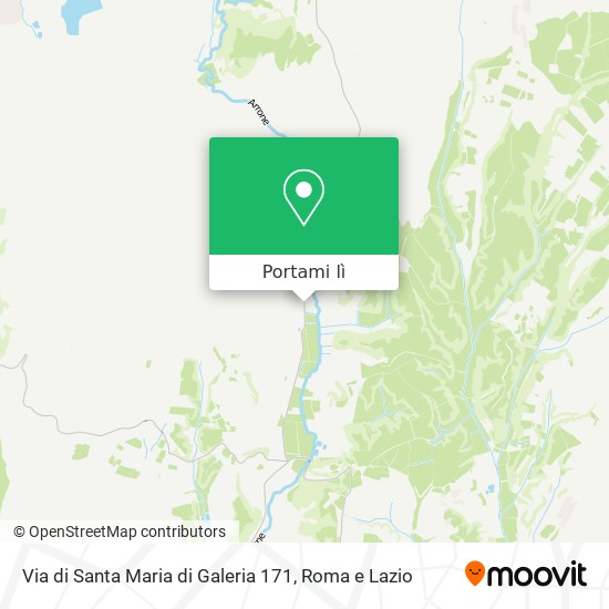 Mappa Via di Santa Maria di Galeria 171