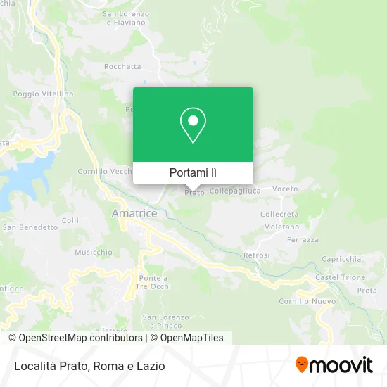 Mappa Località Prato