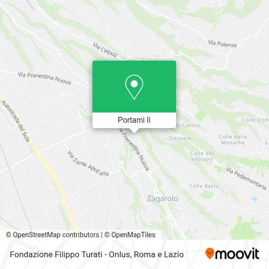 Mappa Fondazione Filippo Turati - Onlus