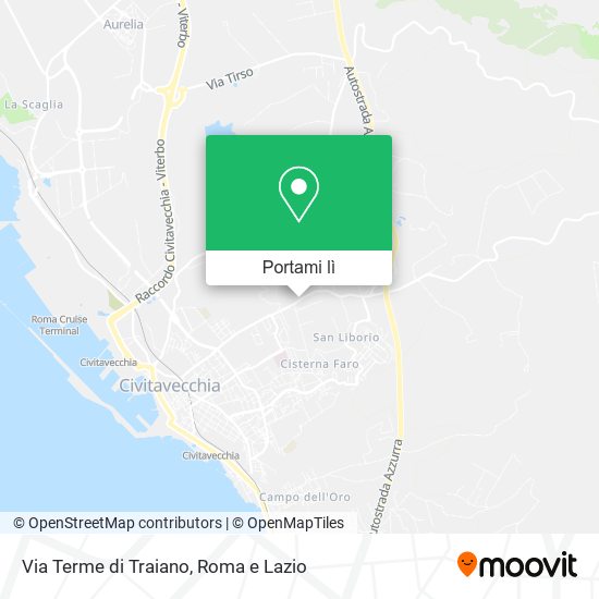 Mappa Via Terme di Traiano