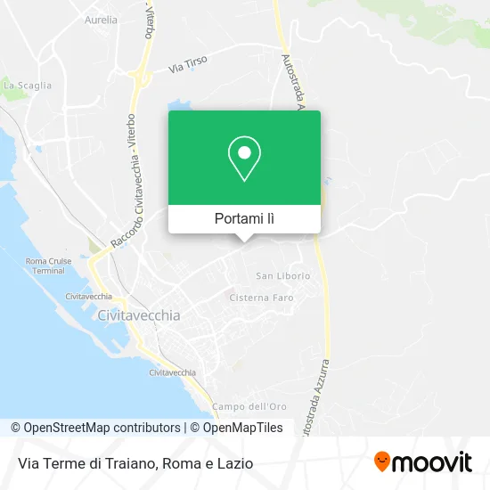 Mappa Via Terme di Traiano