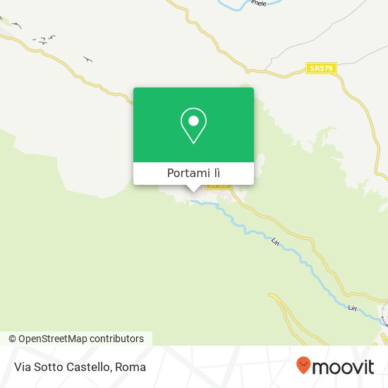 Mappa Via Sotto Castello