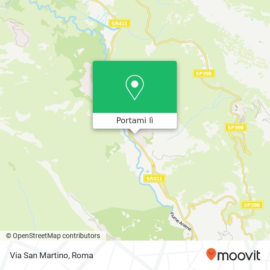 Mappa Via San Martino
