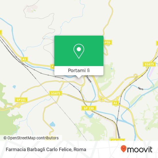 Mappa Farmacia Barbagli Carlo Felice