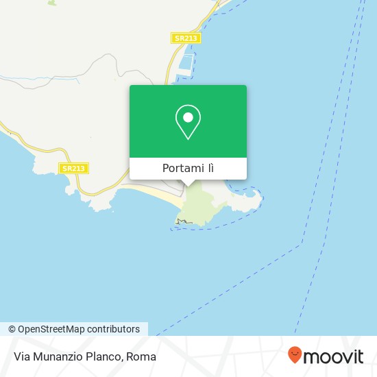 Mappa Via Munanzio Planco