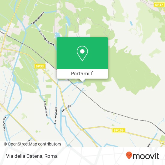 Mappa Via della Catena