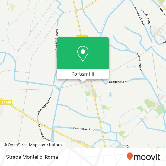 Mappa Strada Montello