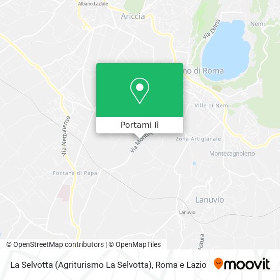 Mappa La Selvotta (Agriturismo La Selvotta)