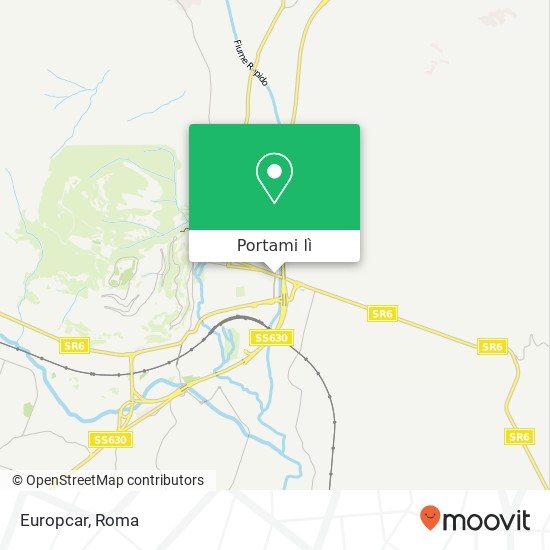 Mappa Europcar