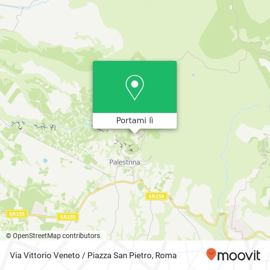 Mappa Via Vittorio Veneto / Piazza San Pietro