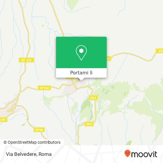 Mappa Via Belvedere