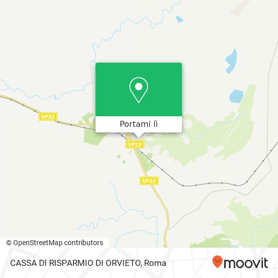 Mappa CASSA DI RISPARMIO DI ORVIETO